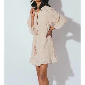 NEW CLEOBELLA rosy mini dress in pink NWOT